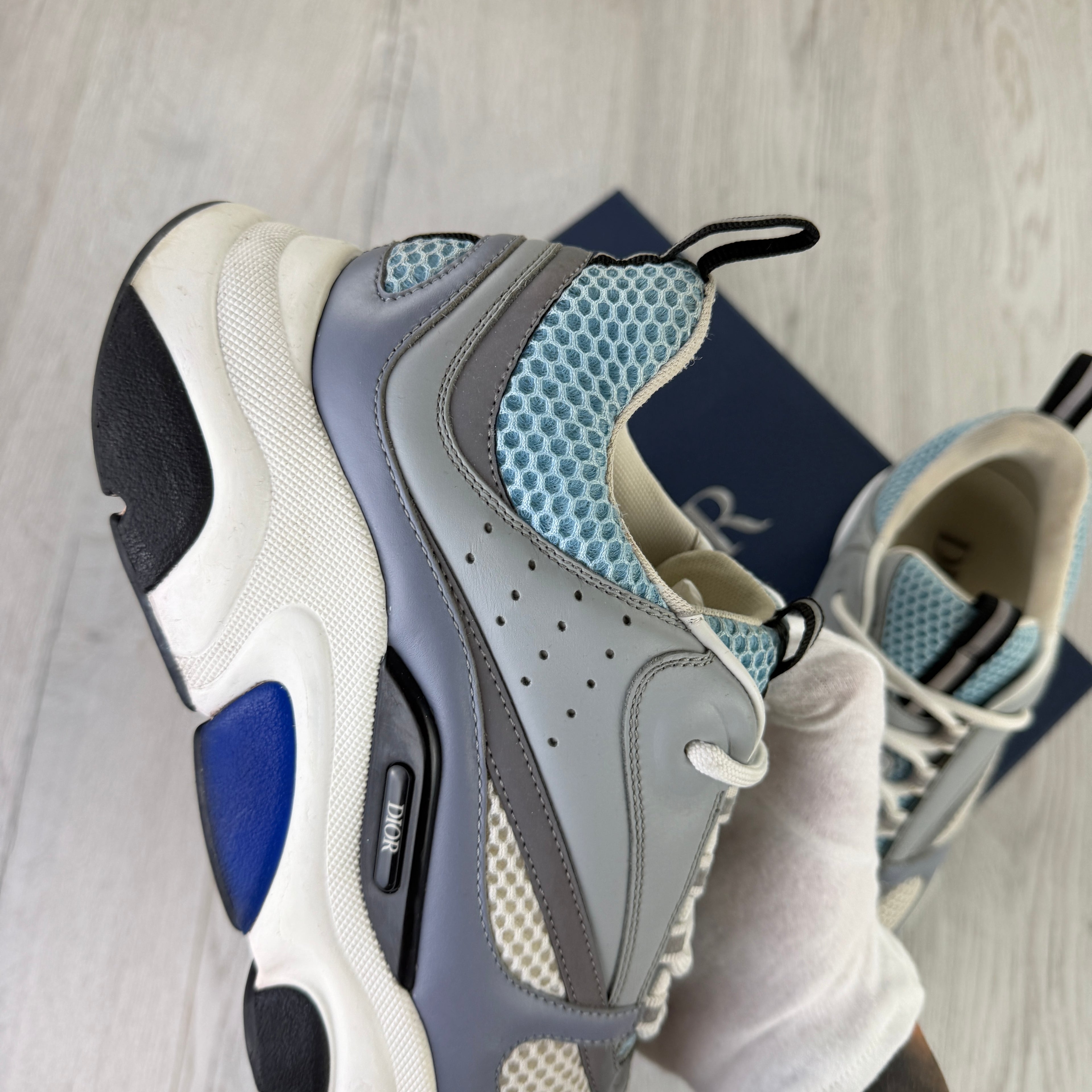 Dior B22 Men’s Baby Blue Runners - 42 (Fit Uk 7.5)