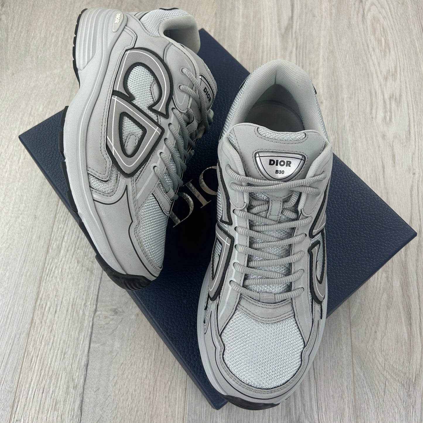 Dior B30 Men’s All Grey Trainers - 42.5 (Fit Uk 8.5)