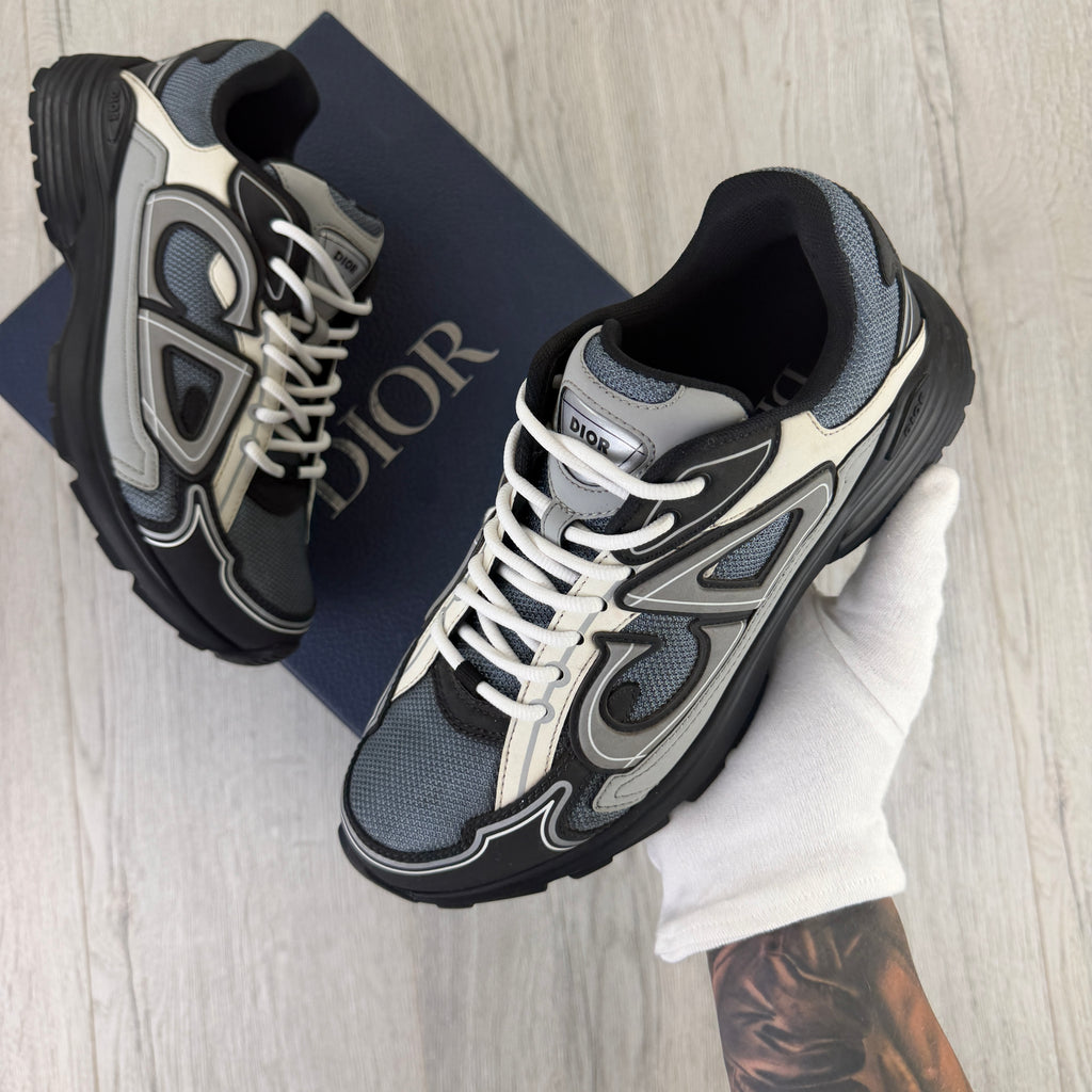 Dior B30 Men’s Blue Grey / White / Black Trainers - 41 (Uk 7)