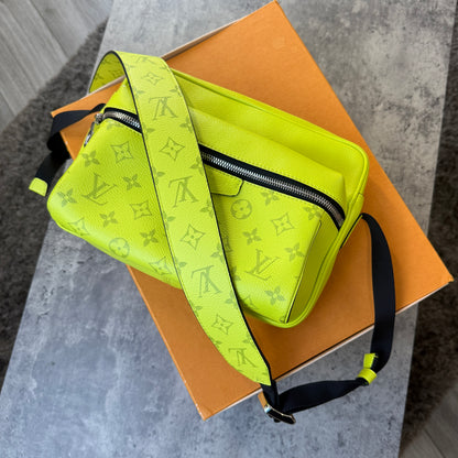 Louis Vuitton Men’s Neon Yellow Outdoor Messenger Bag