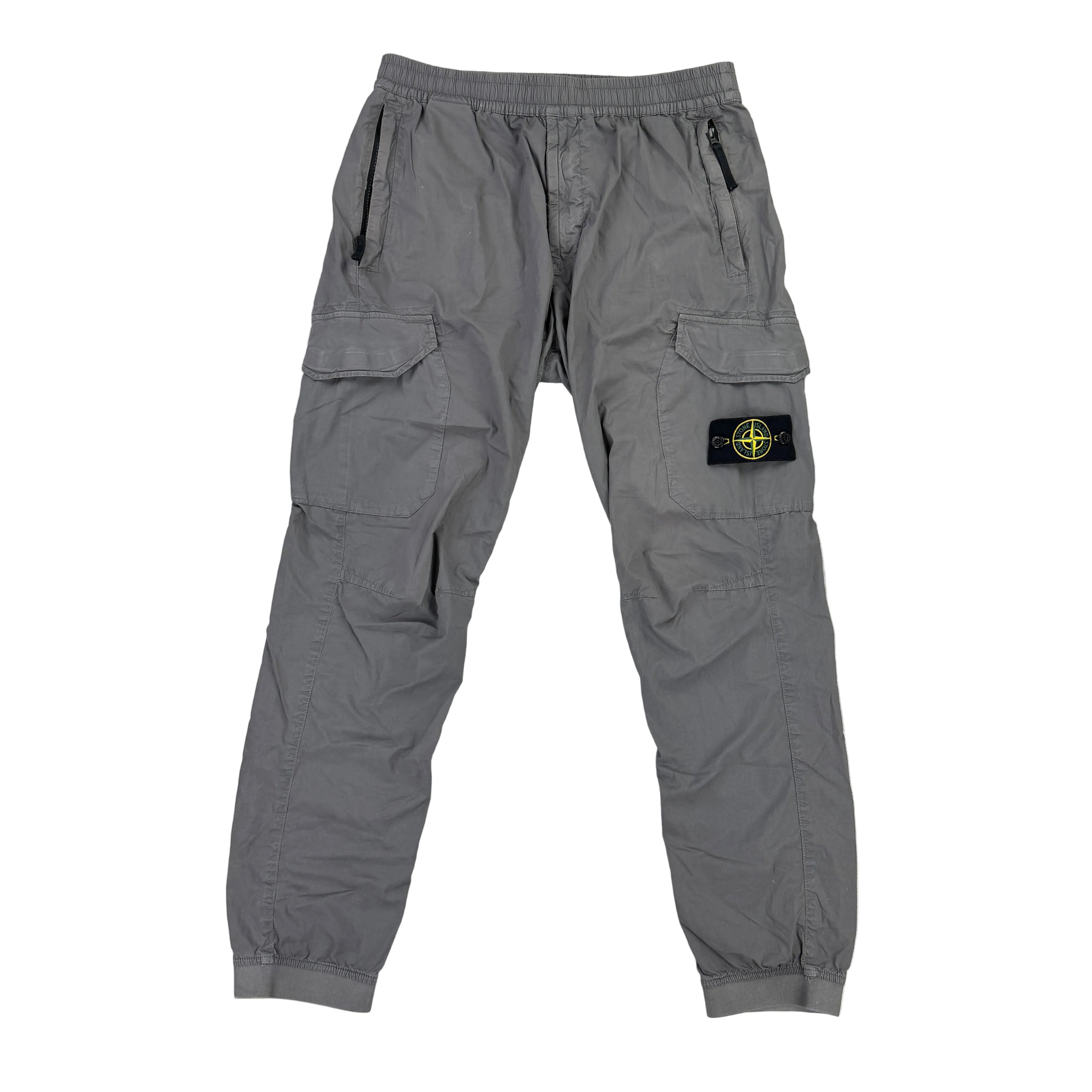 Stone Island Dark Grey Cargo Trousers - Uk 32