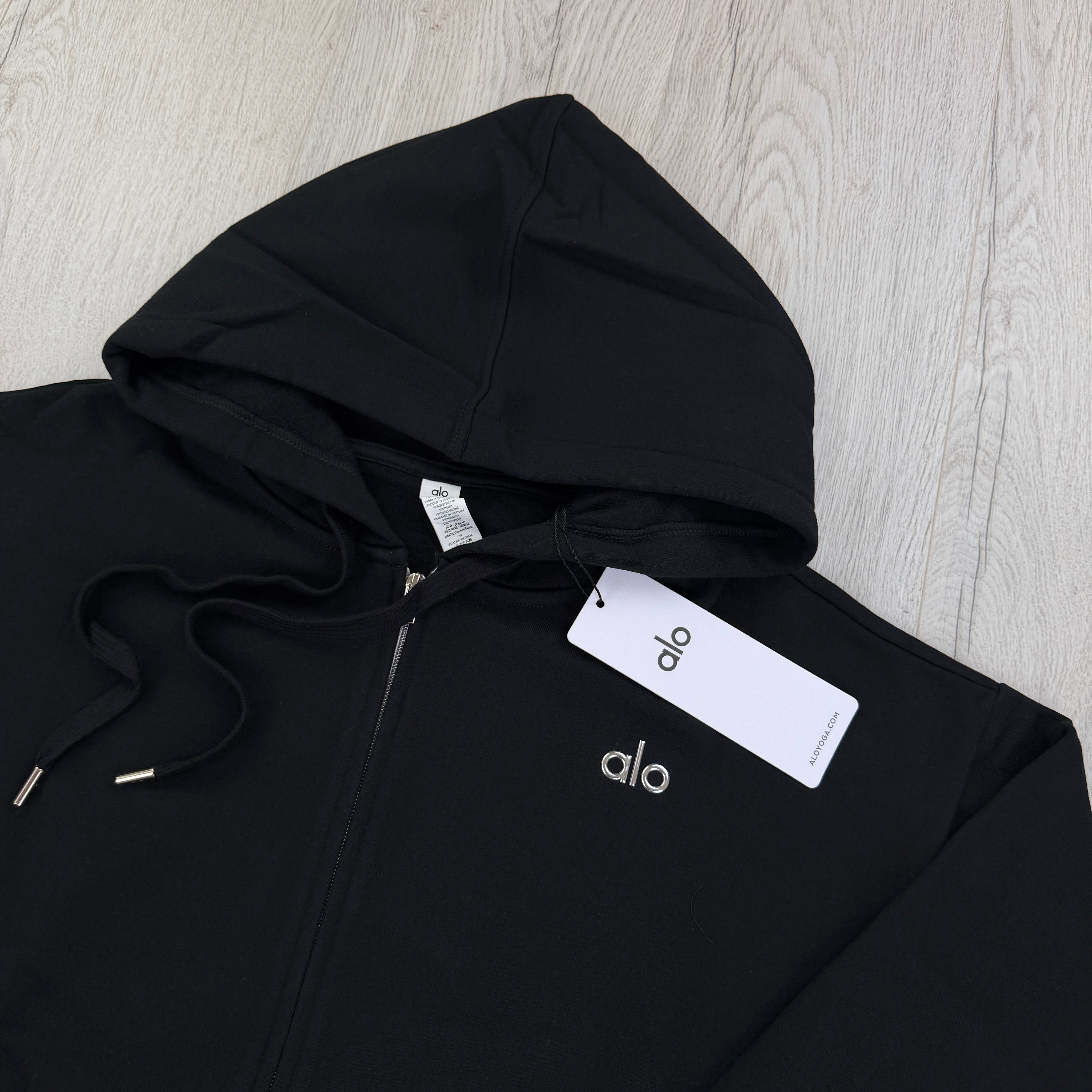 Alo Men’s Black Full Zip Hoodie
