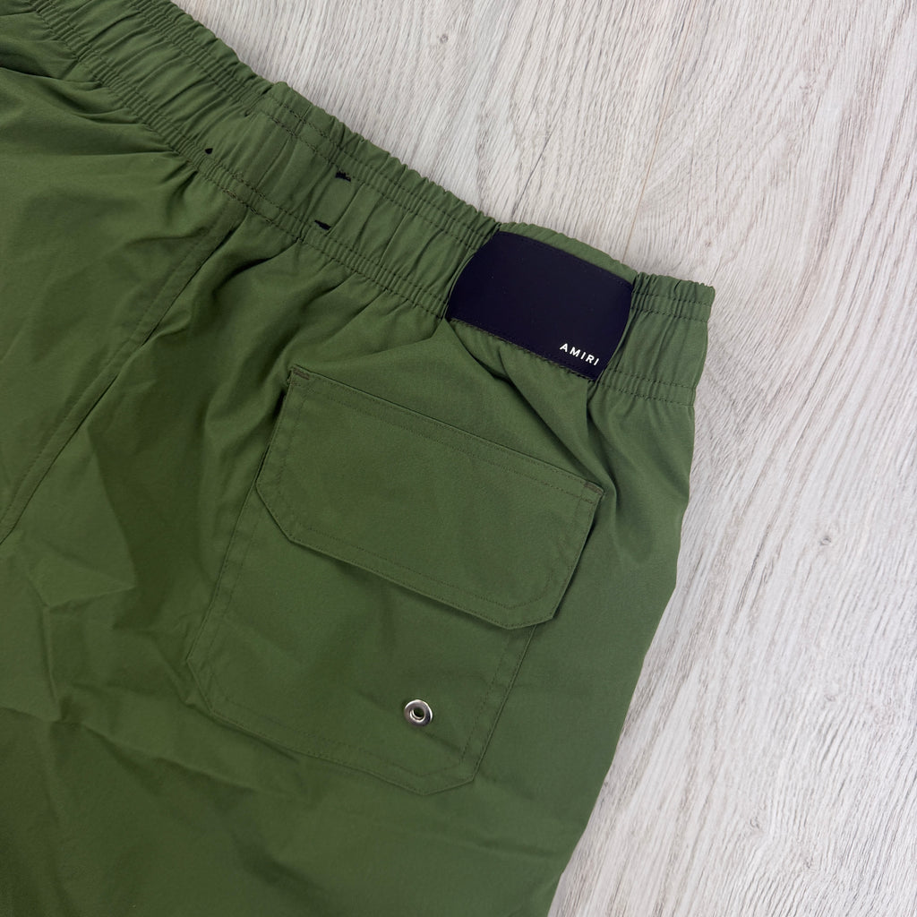 Amiri Men’s Green Swim Shorts - Small