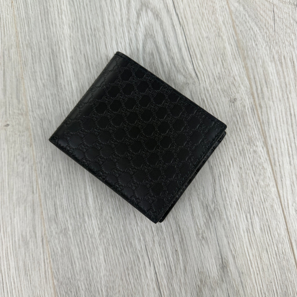 Gucci Men’s GG Leather Monogram Wallet