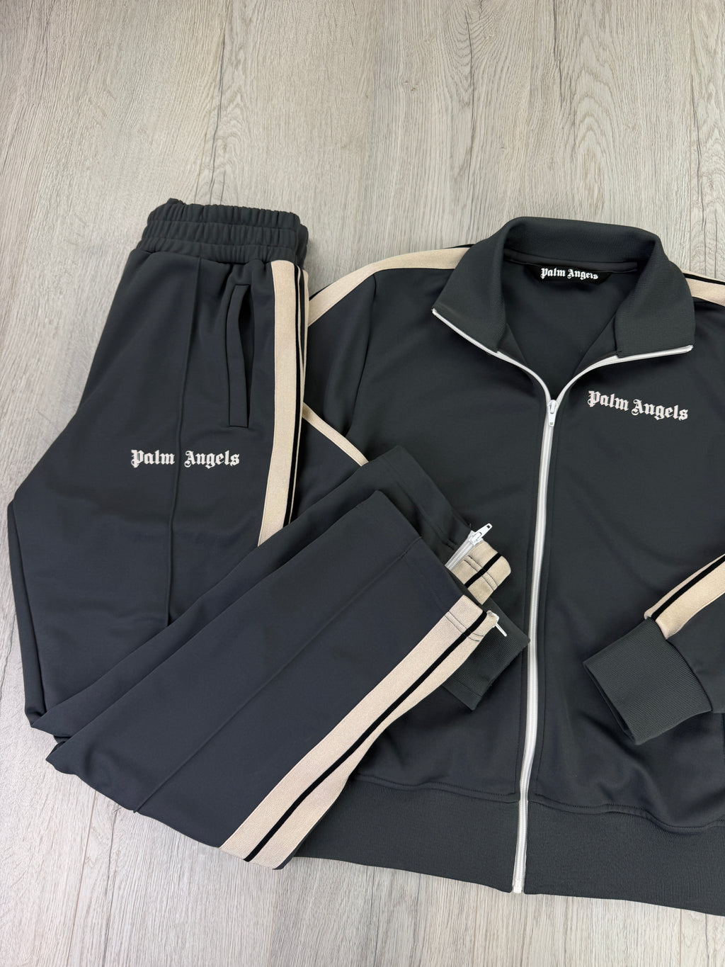 Palm Angels Men’s Grey Full Tracksuit - Large