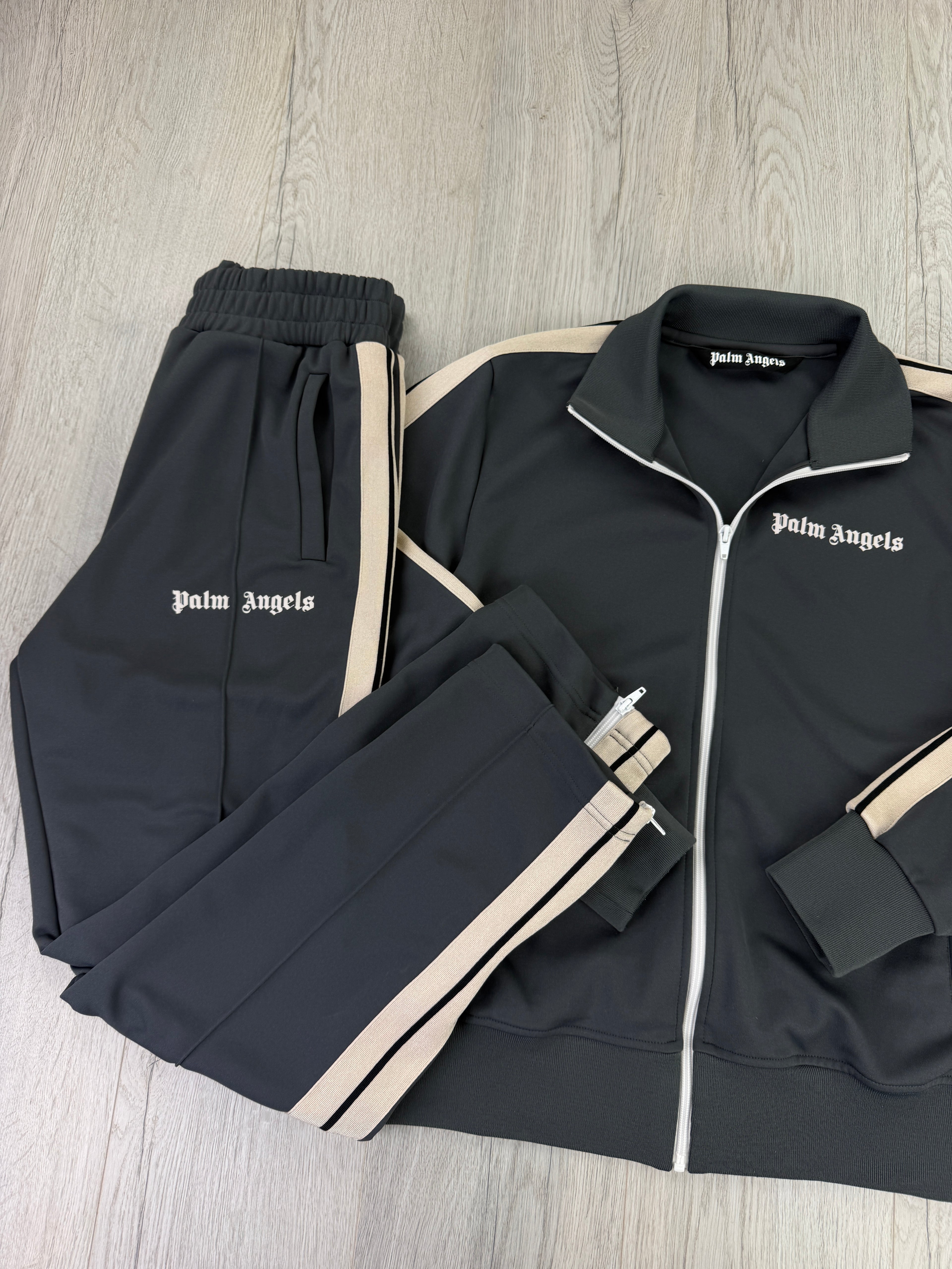 Palm Angels Men’s Grey Full Tracksuit - Large
