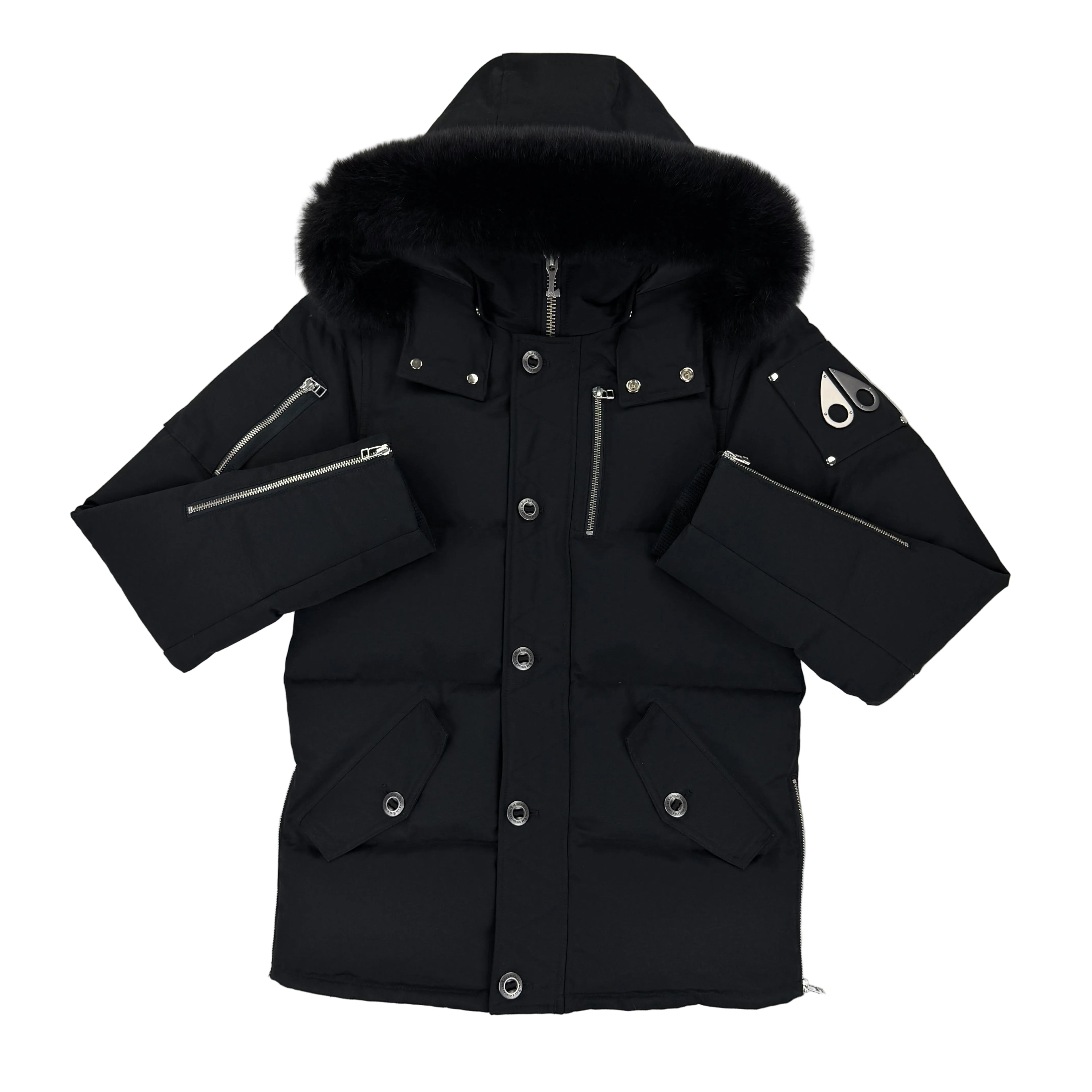 Moose Knuckles Men’s Black 3Q Parker Jacket - Small