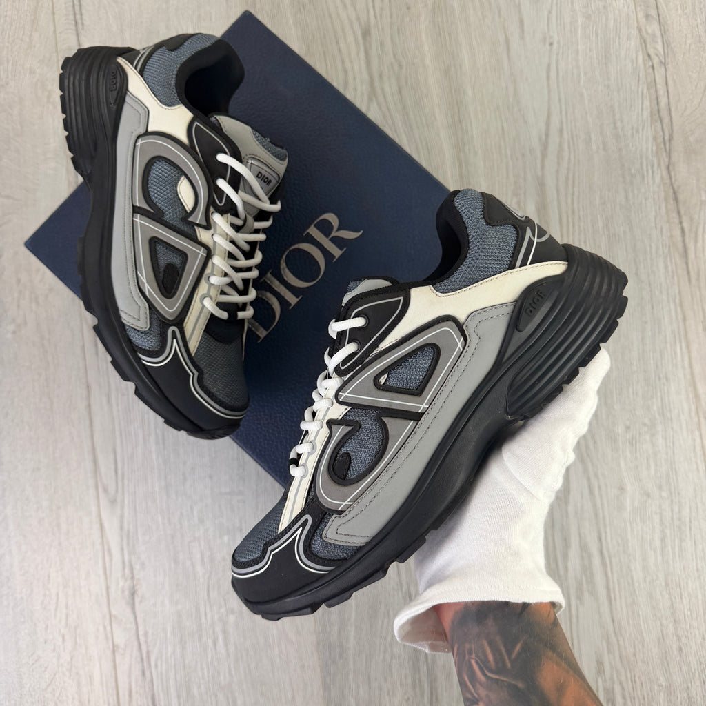 Dior B30 Men’s Blue Grey / White / Black Trainers - 41 (Uk 7)