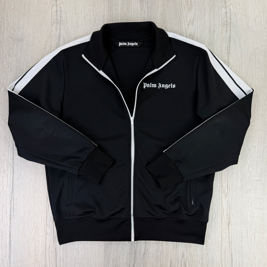 Palm Angels Men’s Zip-up Black Track Jacket - XL Slim