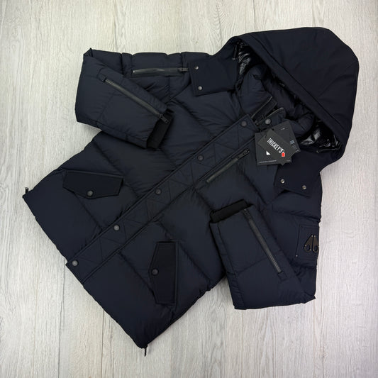 Moose Knuckles Men’s Everest 3Q Black Jacket - Small