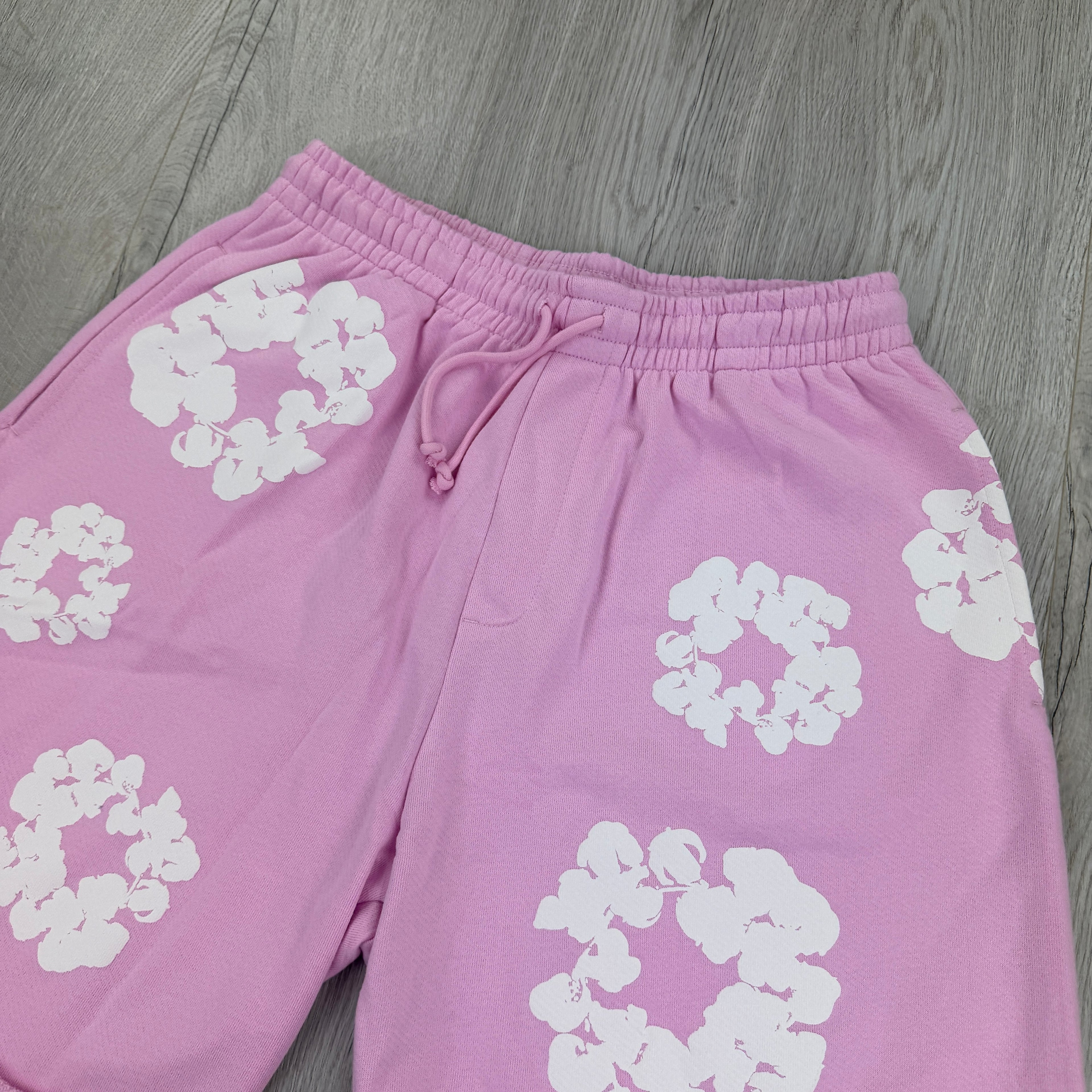 Denim Tears Baby Pink Jersey Shorts