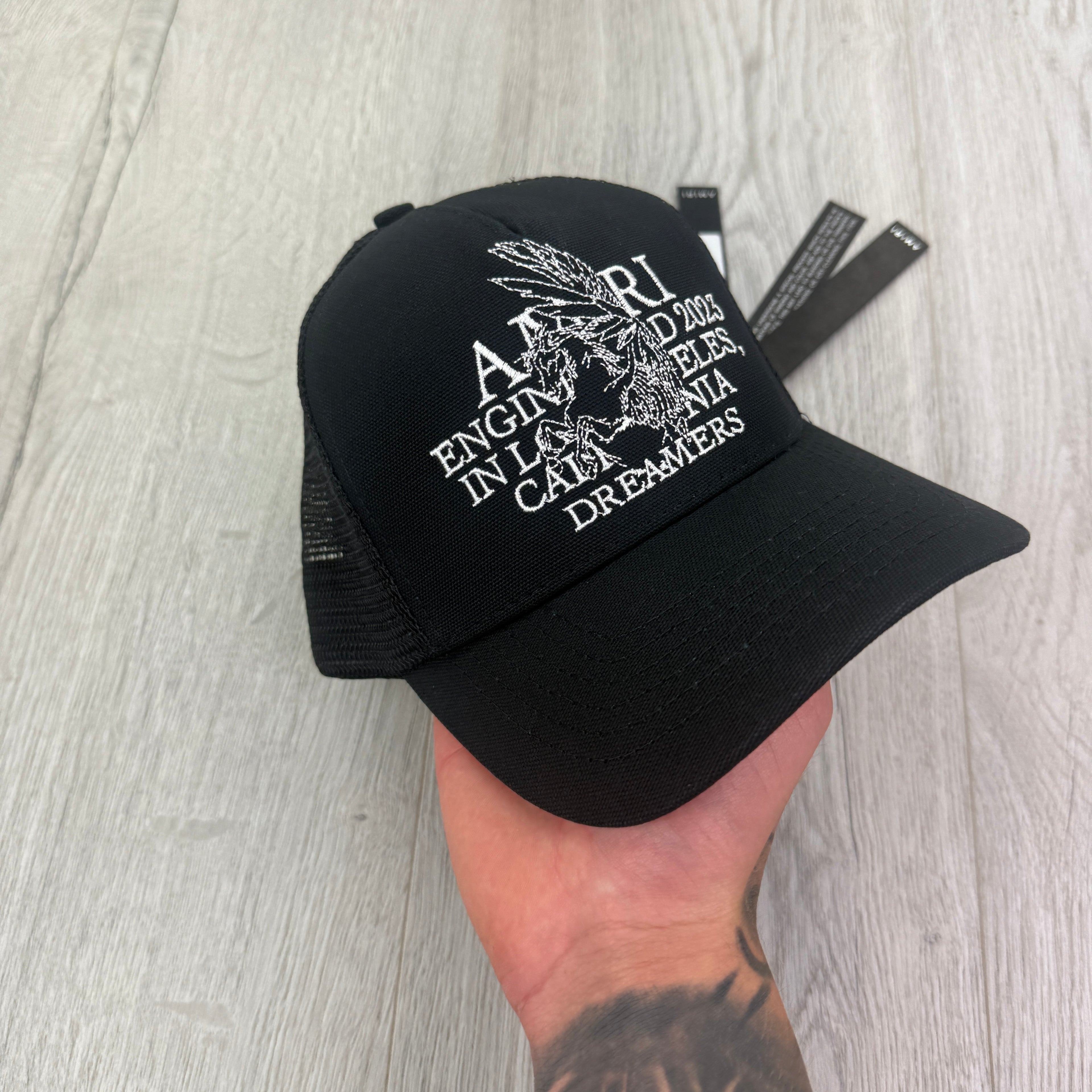 Amiri Men’s Pegasus Black Baseball Cap