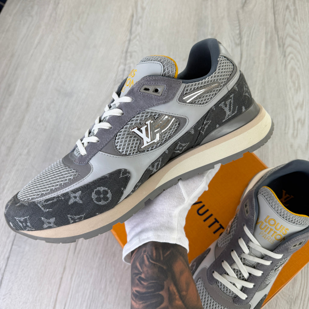 Louis Vuitton Men’s Grey Run Away Trainers - Uk 11