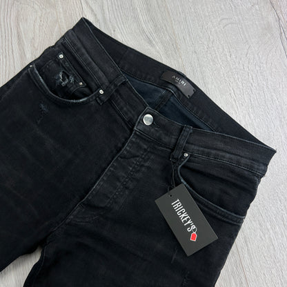 Amiri Men’s Black Ripped Jeans - Uk 32