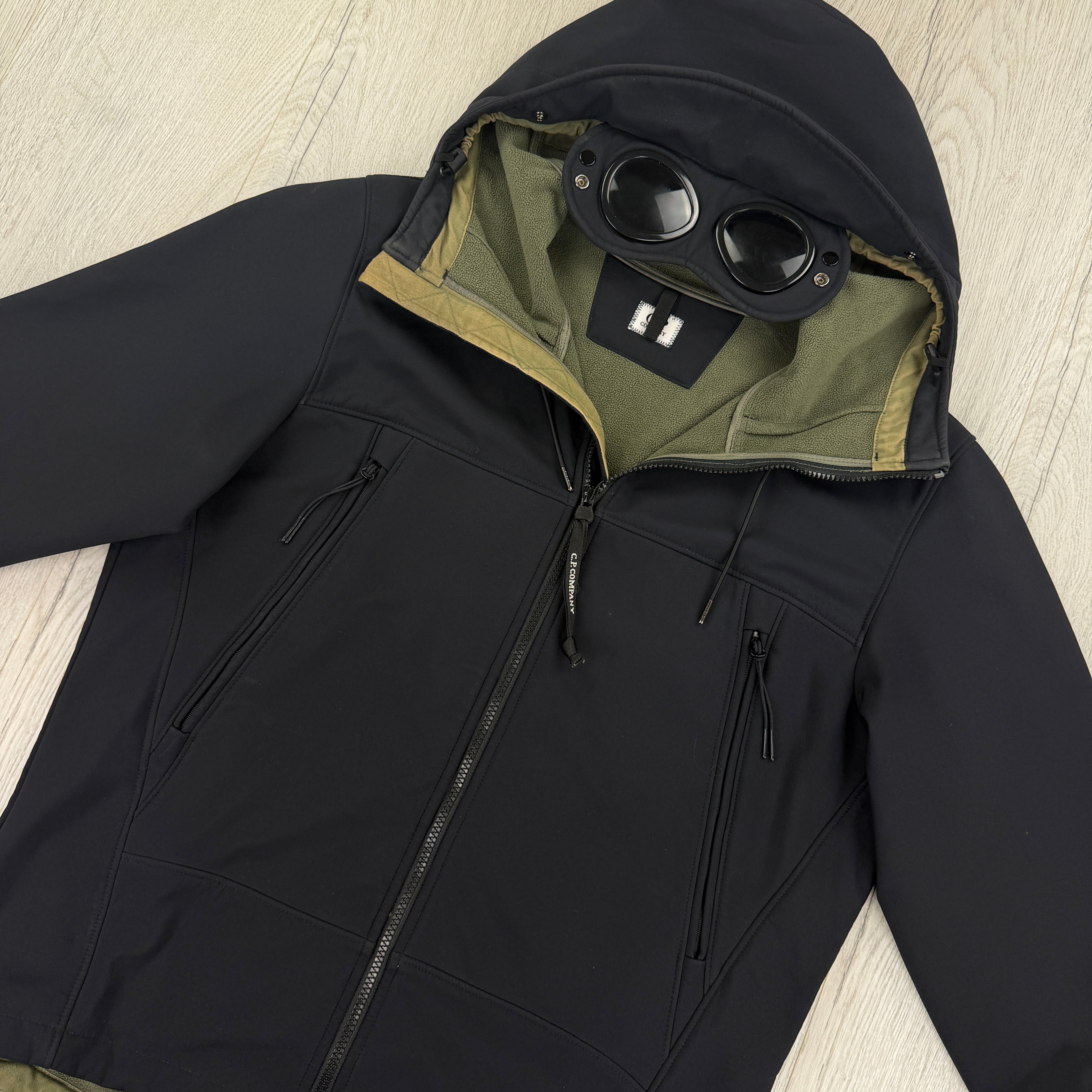 Cp Company Men’s Navy Soft She’ll Jacket - 50