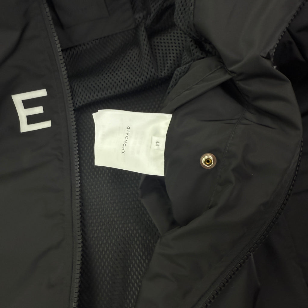 Givenchy Men’s Black Zip-up Windbreaker Jacket - 44