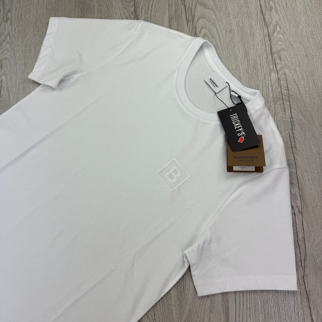 Burberry Men’s Embroidered B Logo T-shirt - XL