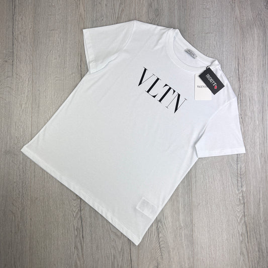 Valentino ‘VLTN’ Men’s White Slim T-shirt
