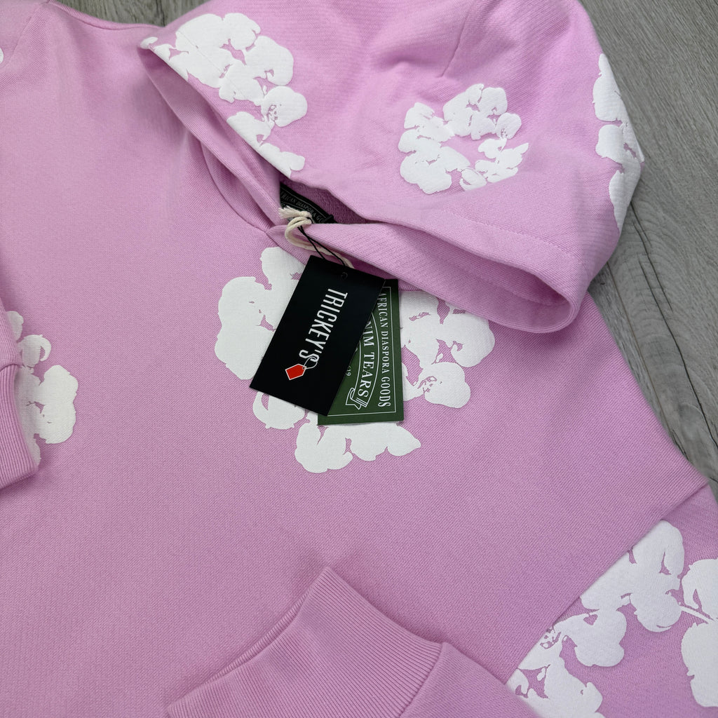 Denim Tears Baby Pink Pullover Hoodie