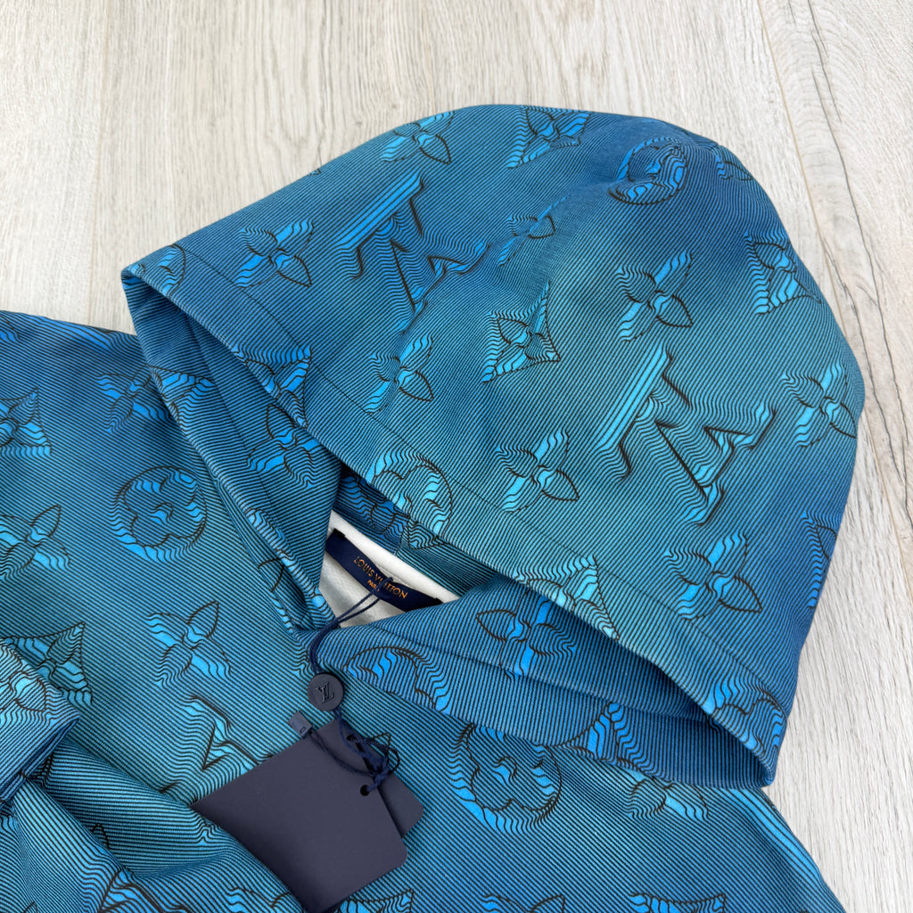 Louis Vuitton Men’s Blue 3D Illusion 2054 Pullover Hoodie