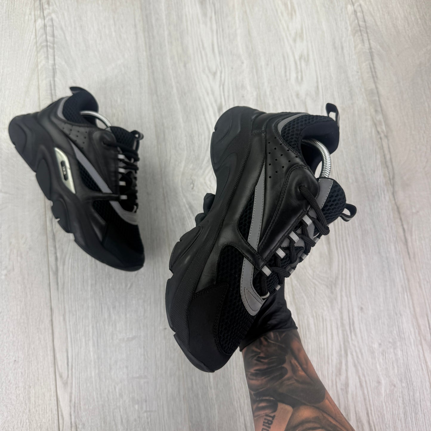 Dior B22 Men’s Triple Black Trainers - 43 (Fit Uk 8/8.5)