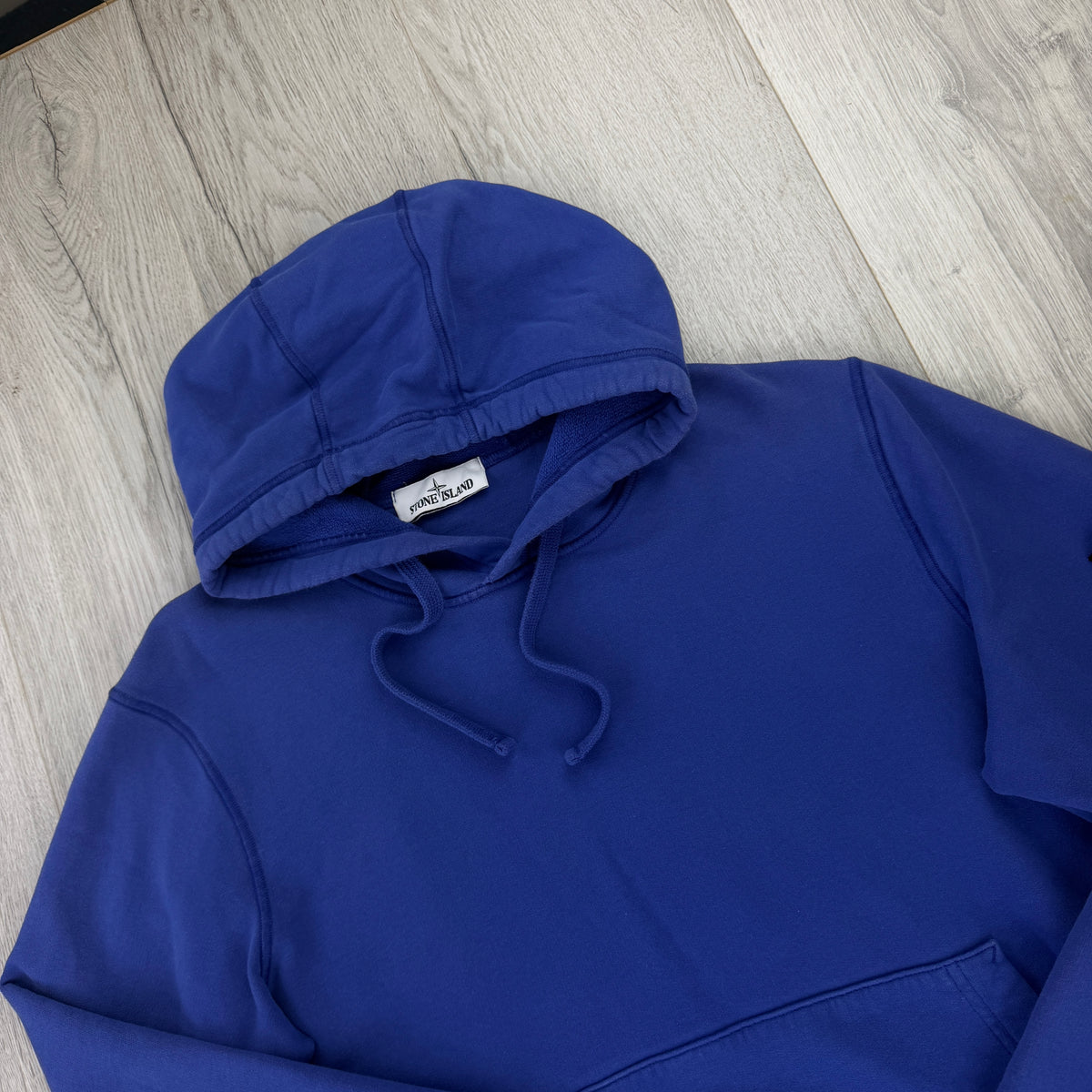 Stone Island Men’s Royal Blue Hoodie & Shorts Set - Large