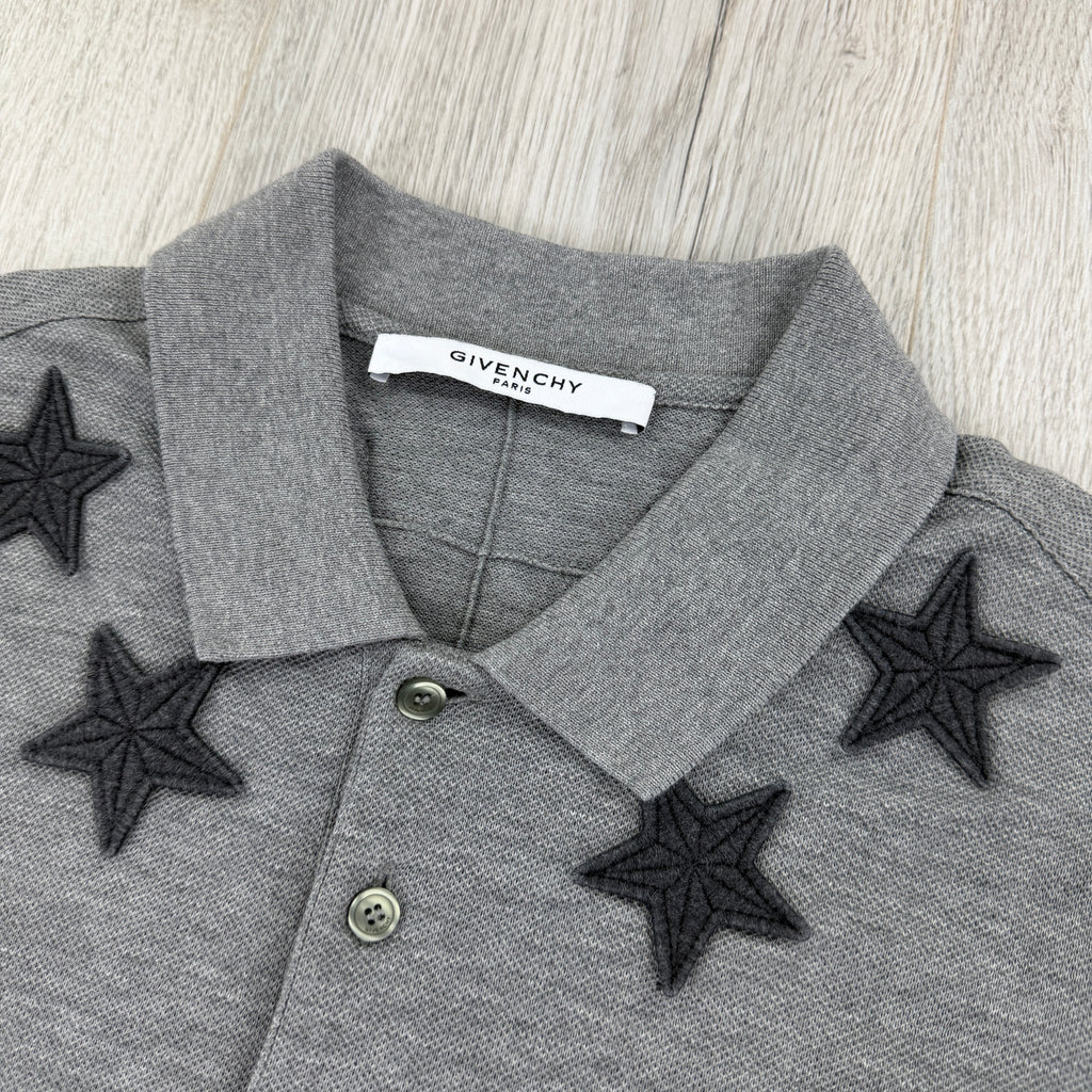 Givenchy Men’s Grey Polo Shirt - Large Slim
