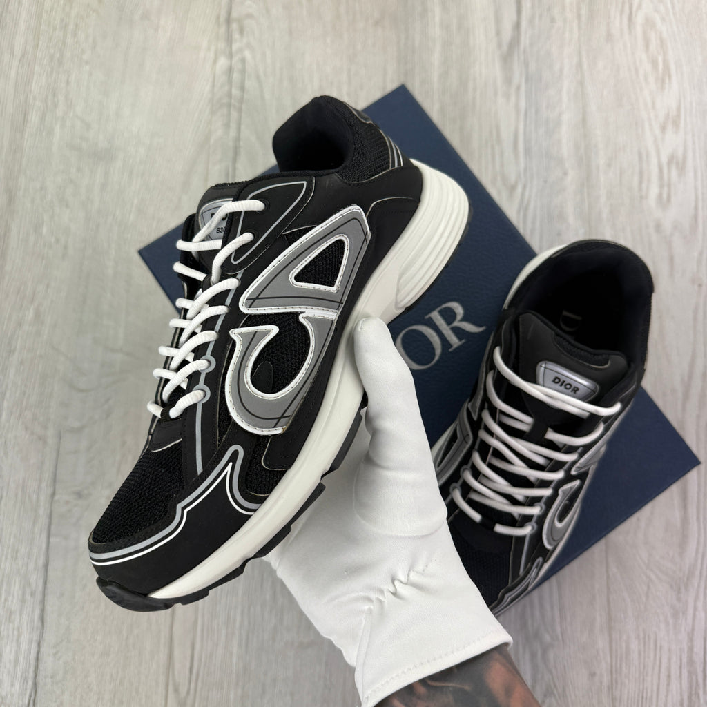 Dior B30 Men’s Black & White Trainers - 42 (Fit Uk 8)