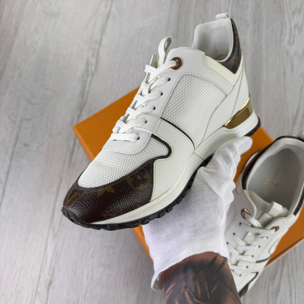 Louis Vuitton Women’s White Icon Run Away Trainer - 37.5 (Uk 4.5)