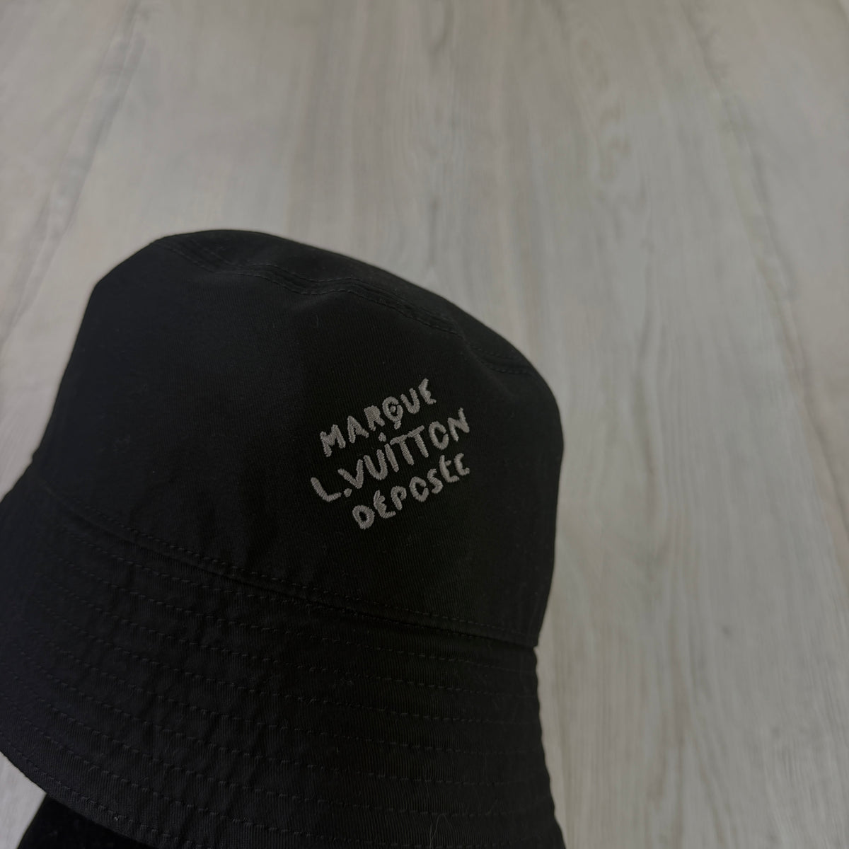 Louis Vuitton Men’s Black Monogram Bucket Hat