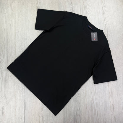 Louis Vuitton Men's Black Embossed T-shirt - XL