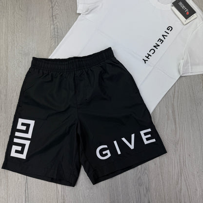 Givenchy Men’s T-shirt & Swim Short Set