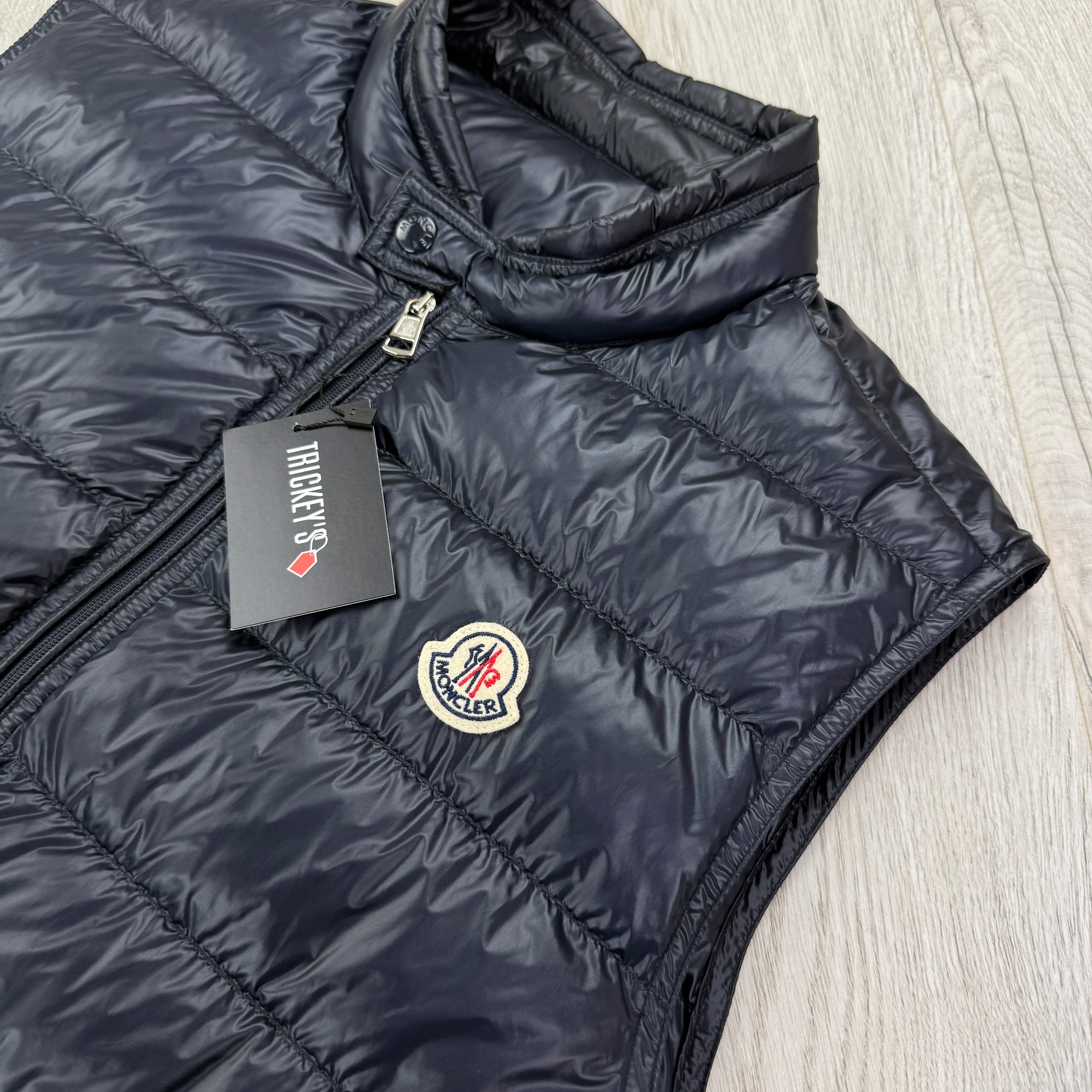 Moncler Men’s Navy GUI Down Gilet