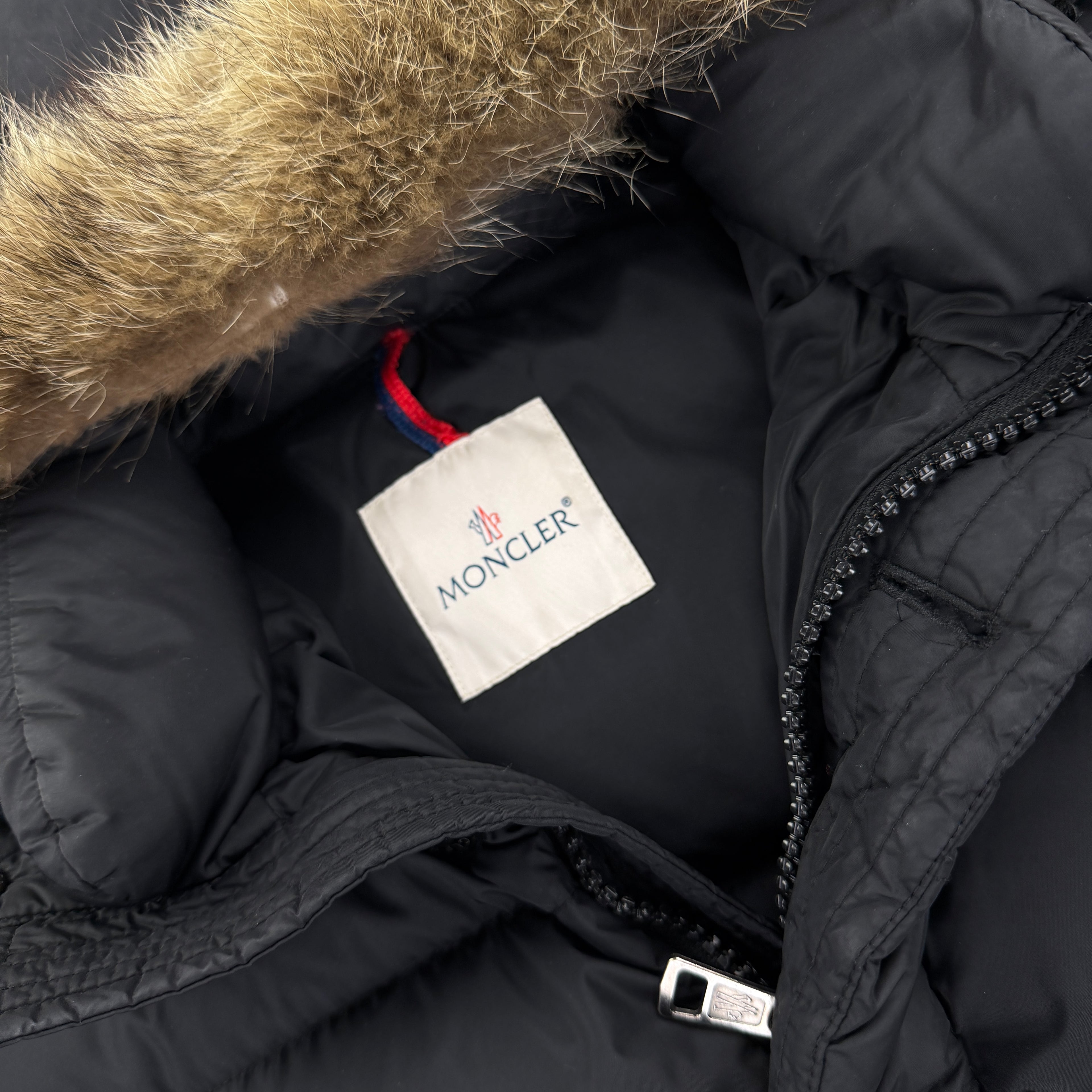Moncler Men’s Cluny Giubnotto Black Down Jacket - Size 4