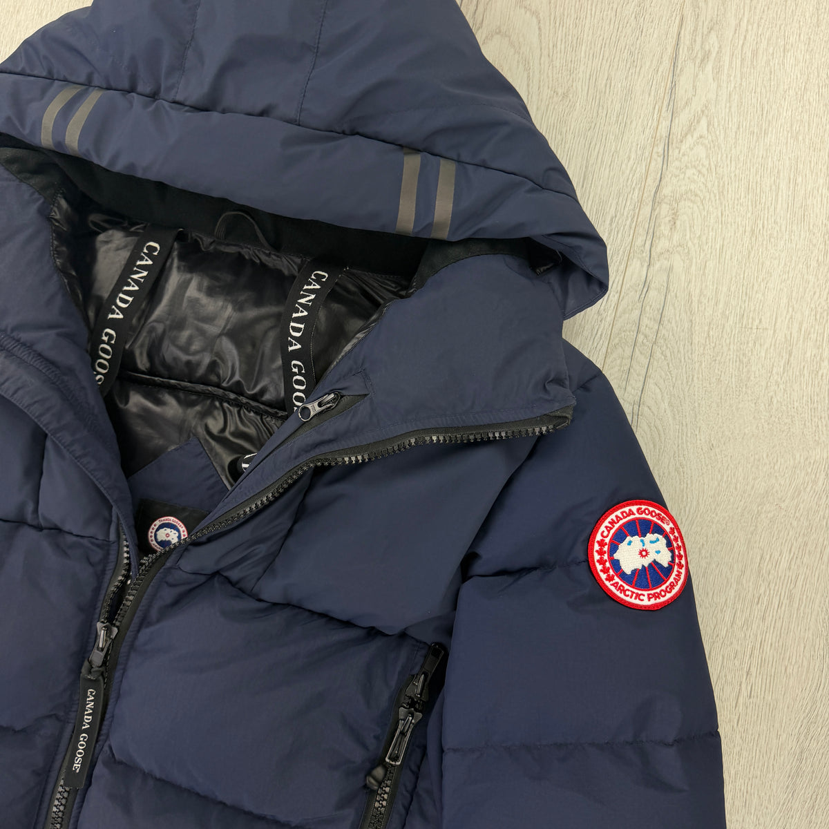 Canada Goose Men’s Blue Padded Hybridge Down Jacket - XL