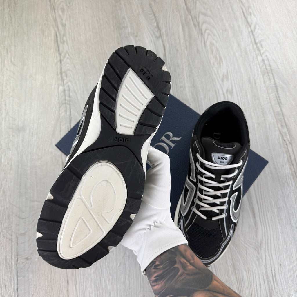 Dior B30 Men’s Black & White Trainers - 45 (Fit Uk 11)