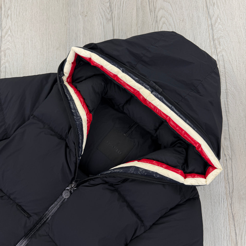 Moncler Men’s Black Champsaur Jacket Black Badge - Size 0
