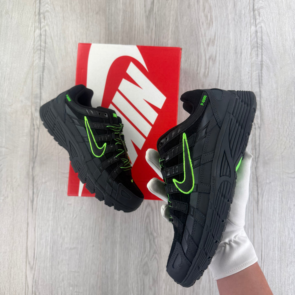 Nike P‑6000 PRM Black Green Strike