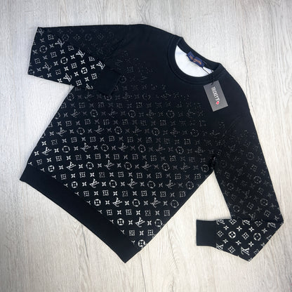 Louis Vuitton Men’s Gradient Monogram Crewneck Jumper