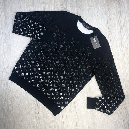 Louis Vuitton Men’s Gradient Monogram Crewneck Jumper