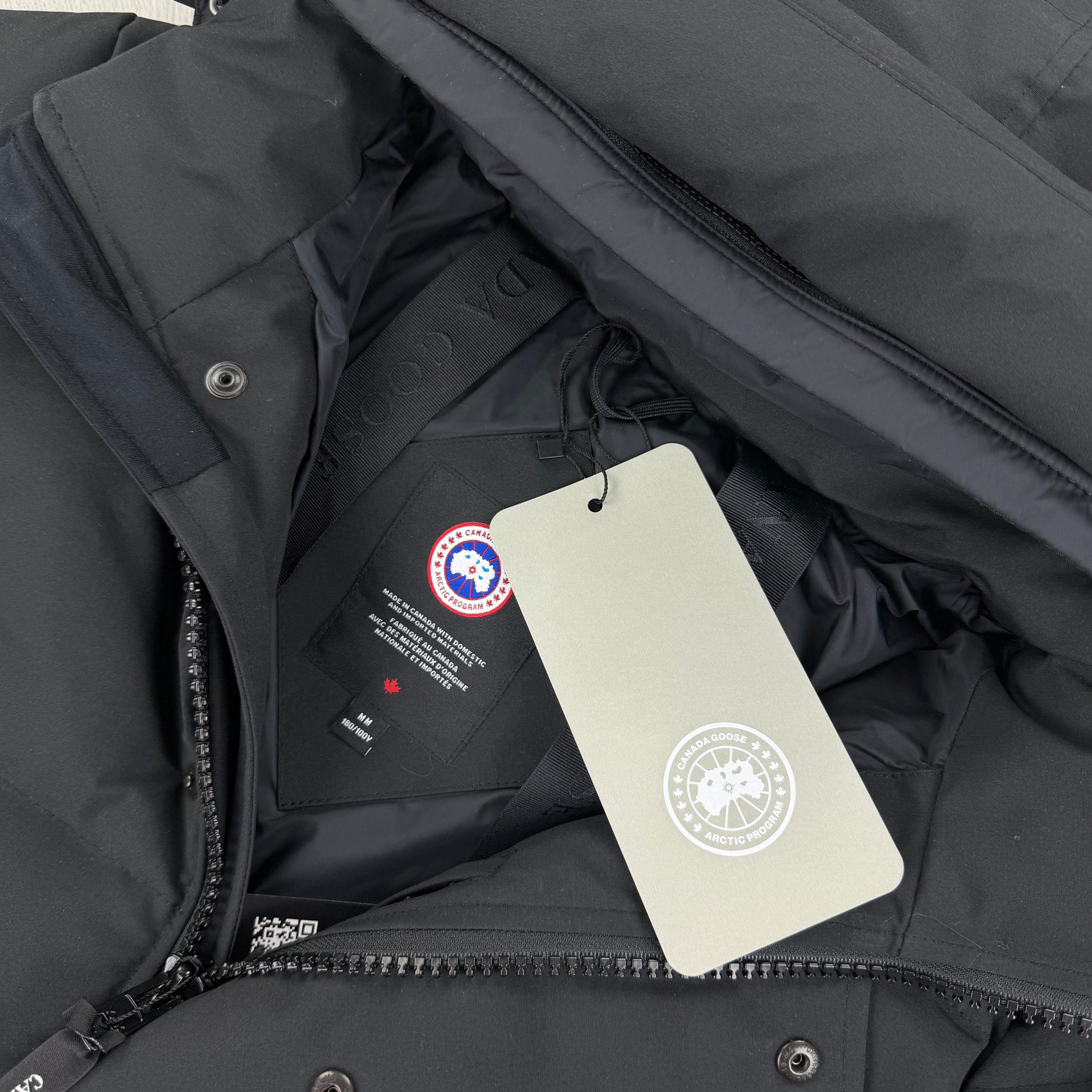 Canada Goose Men’s Black Wyndham Parker Jacket - Medium