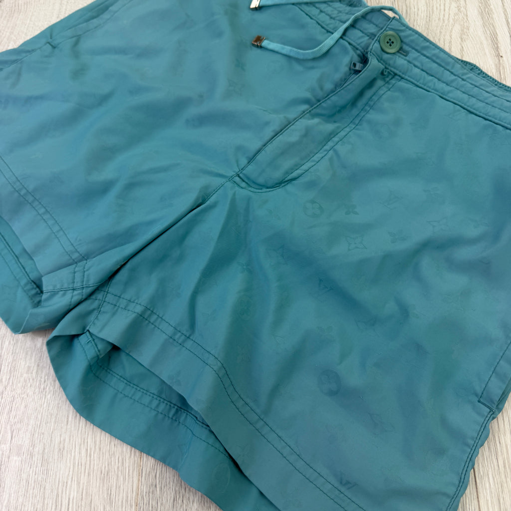 Louis Vuitton Men’s Baby Blue Swim Shorts - Small