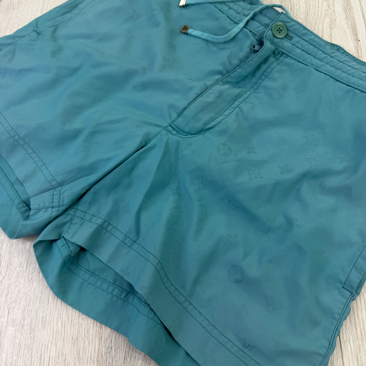 Louis Vuitton Men’s Baby Blue Swim Shorts - Small