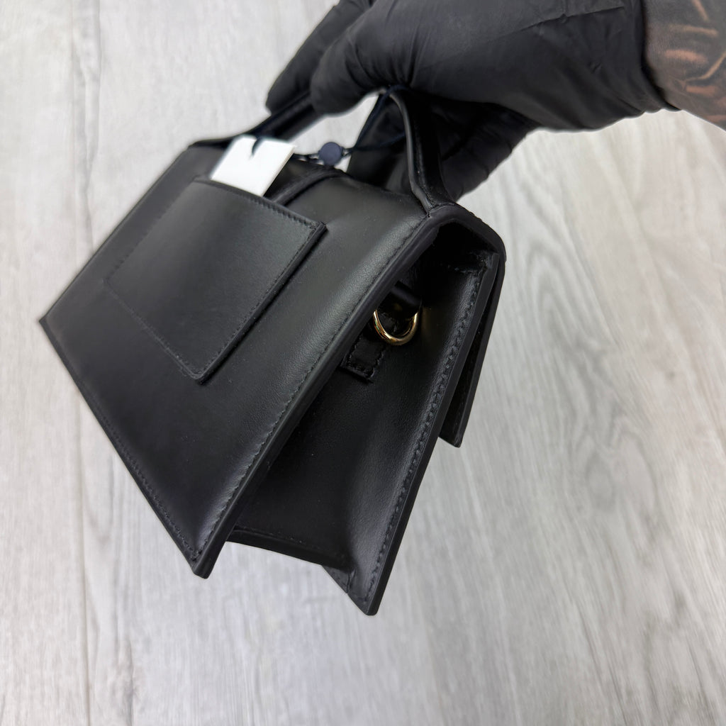 Jacquemus Women’s Black Gold Large Bambino Bag