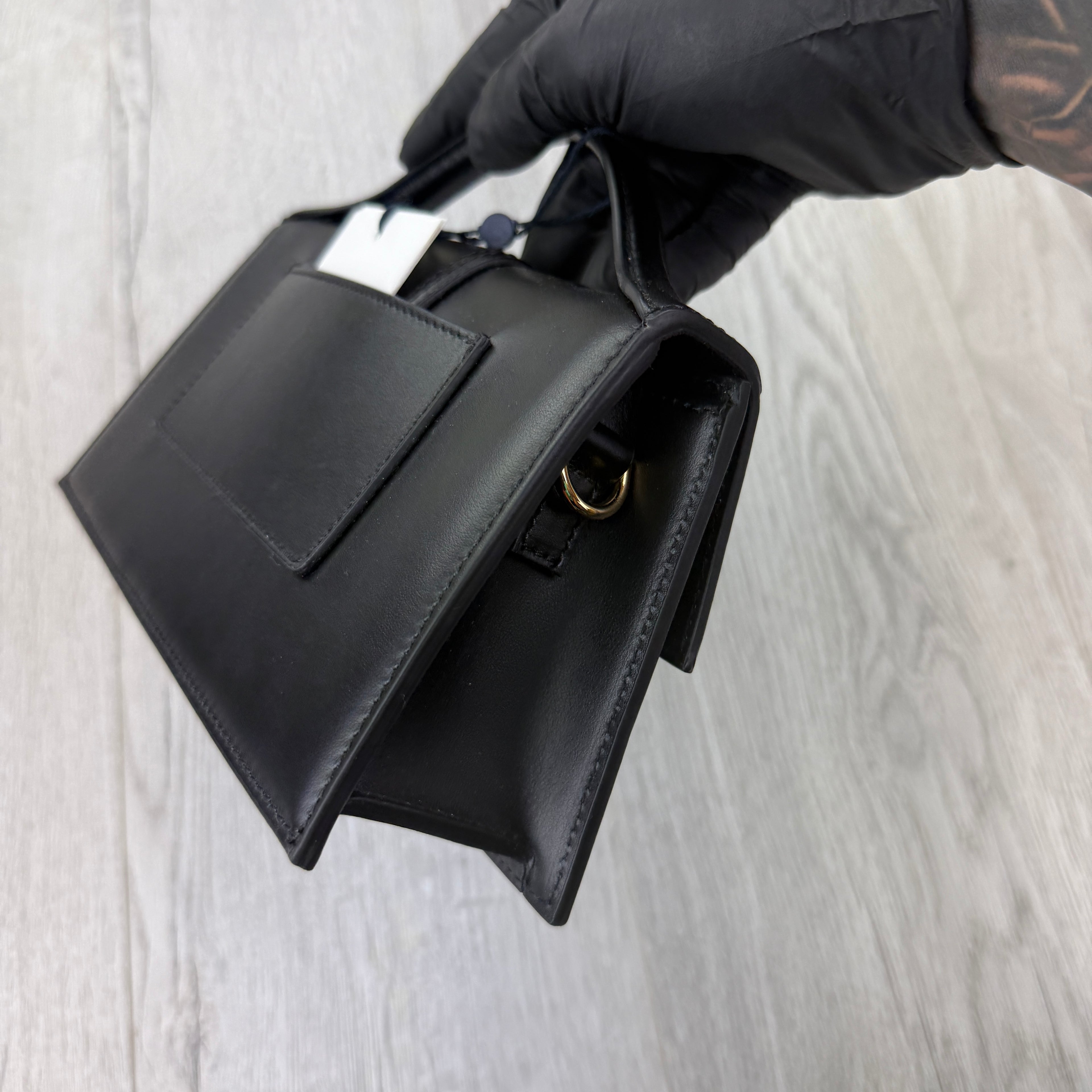 Jacquemus Women’s Black Gold Large Bambino Bag