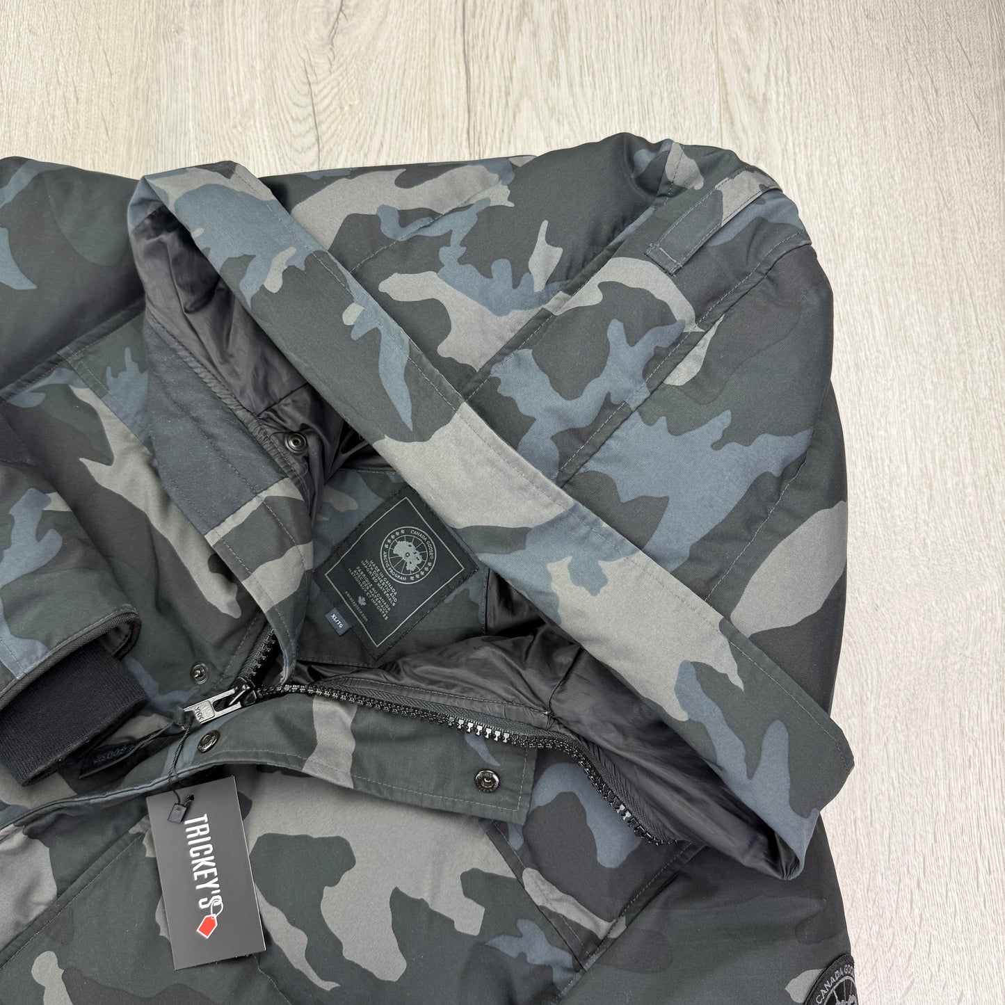 Canada Goose Men’s Black Badge Camo MacMillan Jacket - XL