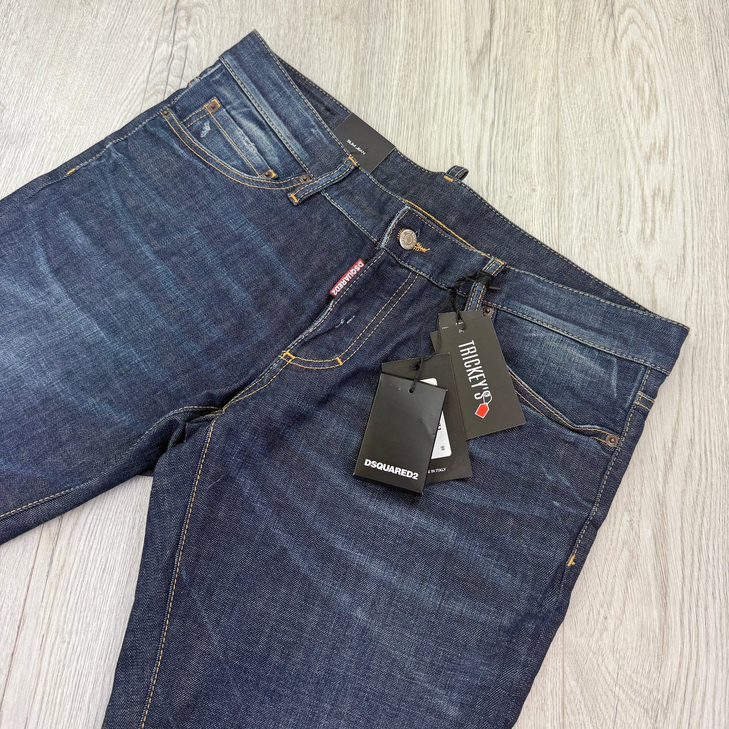 Dsquared2 Men’s Denim Plain Slim Jeans - 54 (Uk 34)