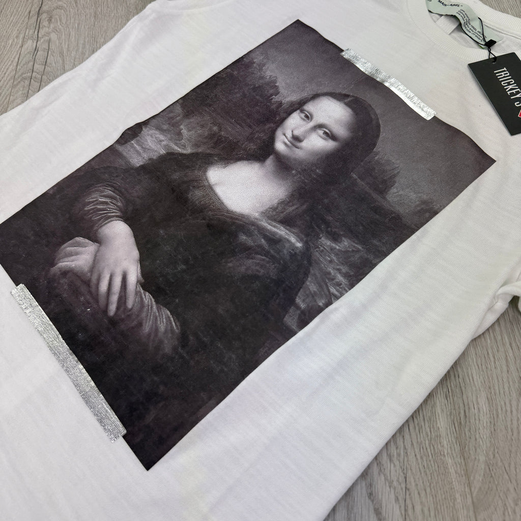 Off White Men’s ‘Mona Lisa’ White T-shirt