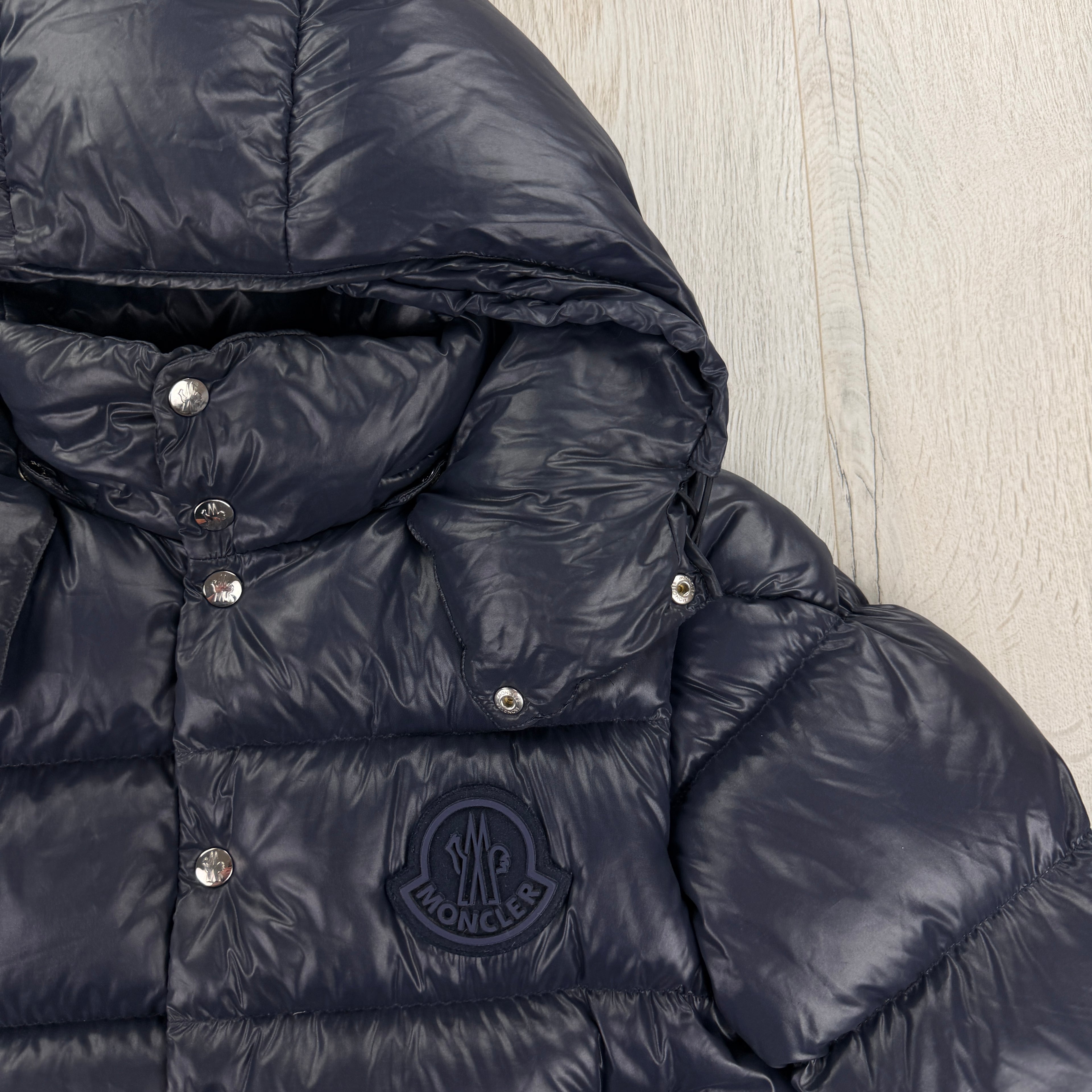Moncler Tarnos Giubbotto Men’s Navy Puffer Jacket - Size 0