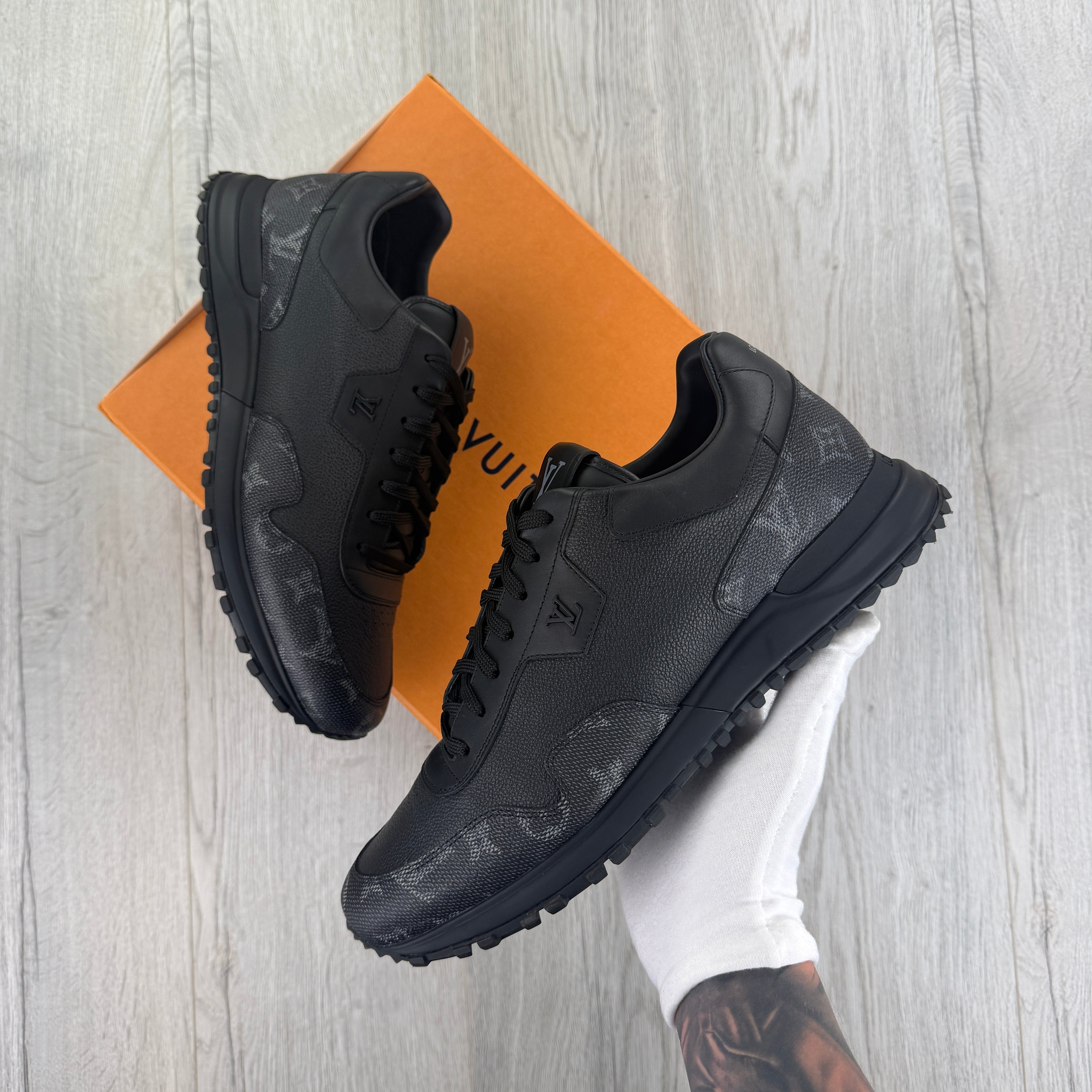 Louis Vuitton Men’s Leather Run Away Trainers - Uk 10
